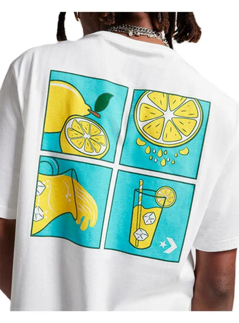 CAMISETAS HOMBRE CONVERSE HOWTO LEMONADE BLANCA