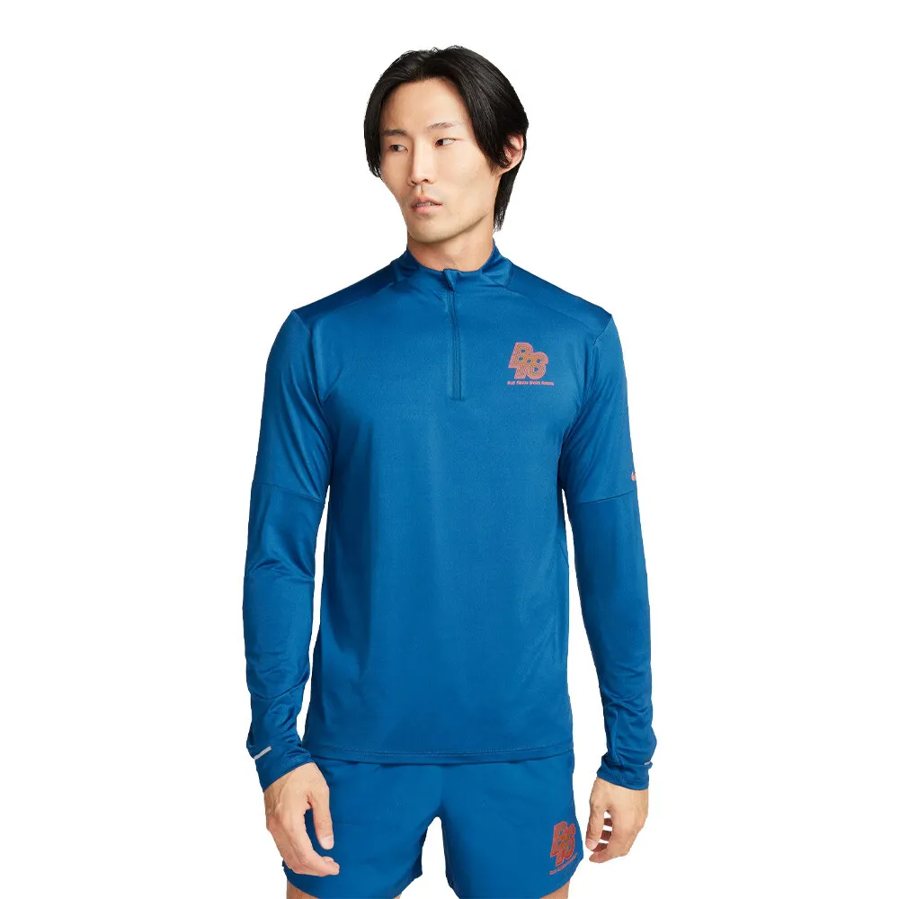 NIKE DRIFIT ELEMENT RUNNING ENERGY CAMISETA DE MANGA LARGA CON MEDIA CREMALLERA  SP24