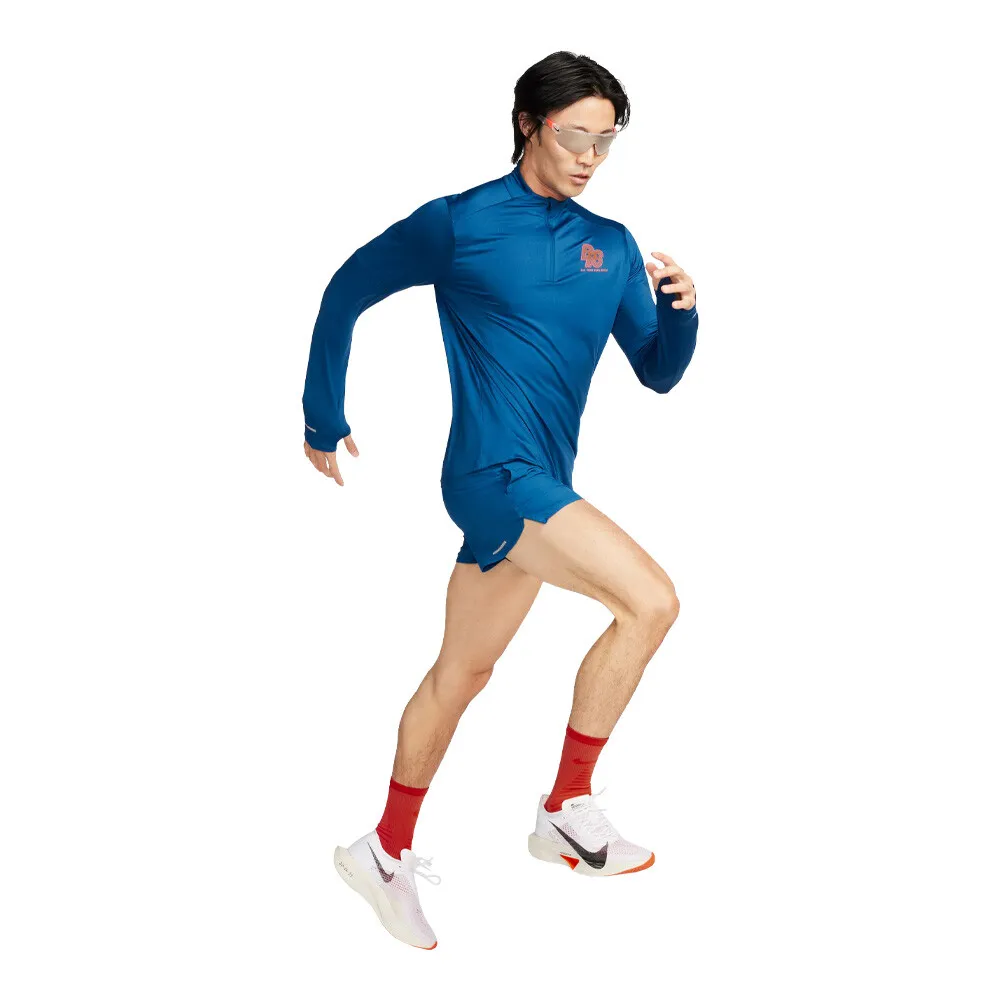 NIKE DRIFIT ELEMENT RUNNING ENERGY CAMISETA DE MANGA LARGA CON MEDIA CREMALLERA  SP24