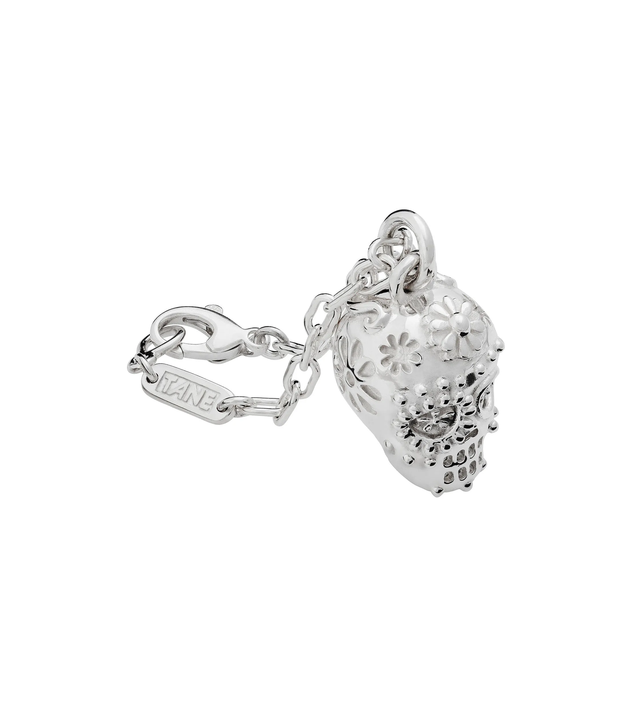 Tane Llavero en Plata .925 Calavera Azúcar Unisex