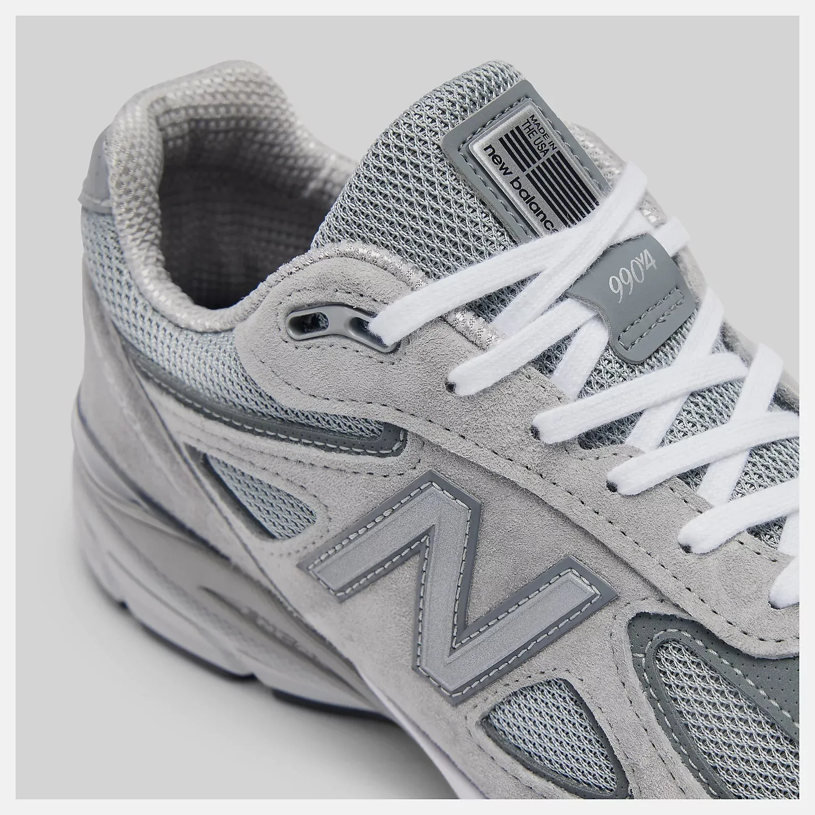 ZAPATILLAS 990 V4 MADE IN USA GREY CORE  UNISEX